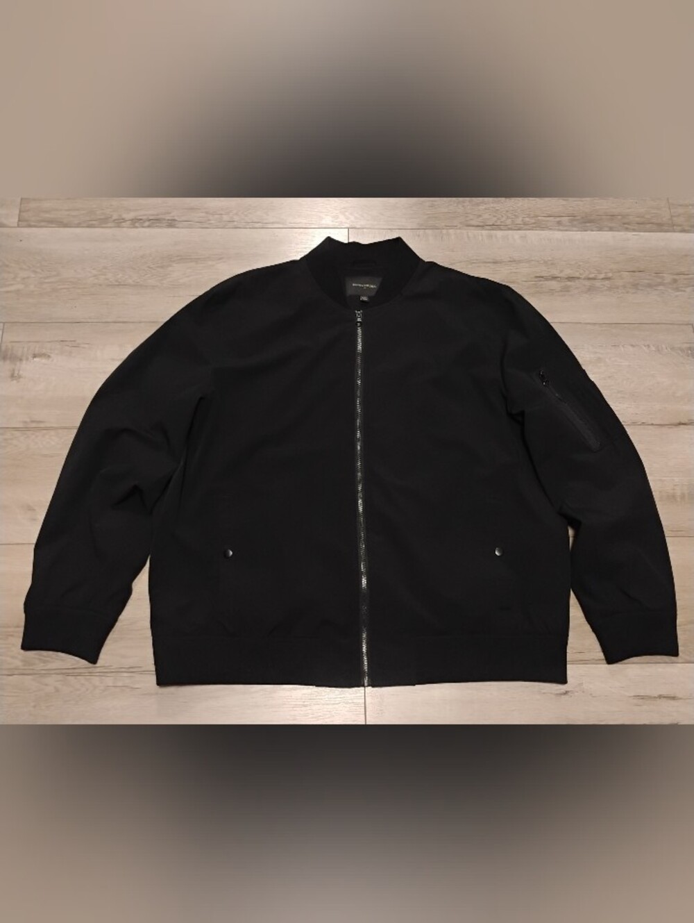 Banana Republic Men's Tech Motion Bomber Jacket Size XXL. in Black